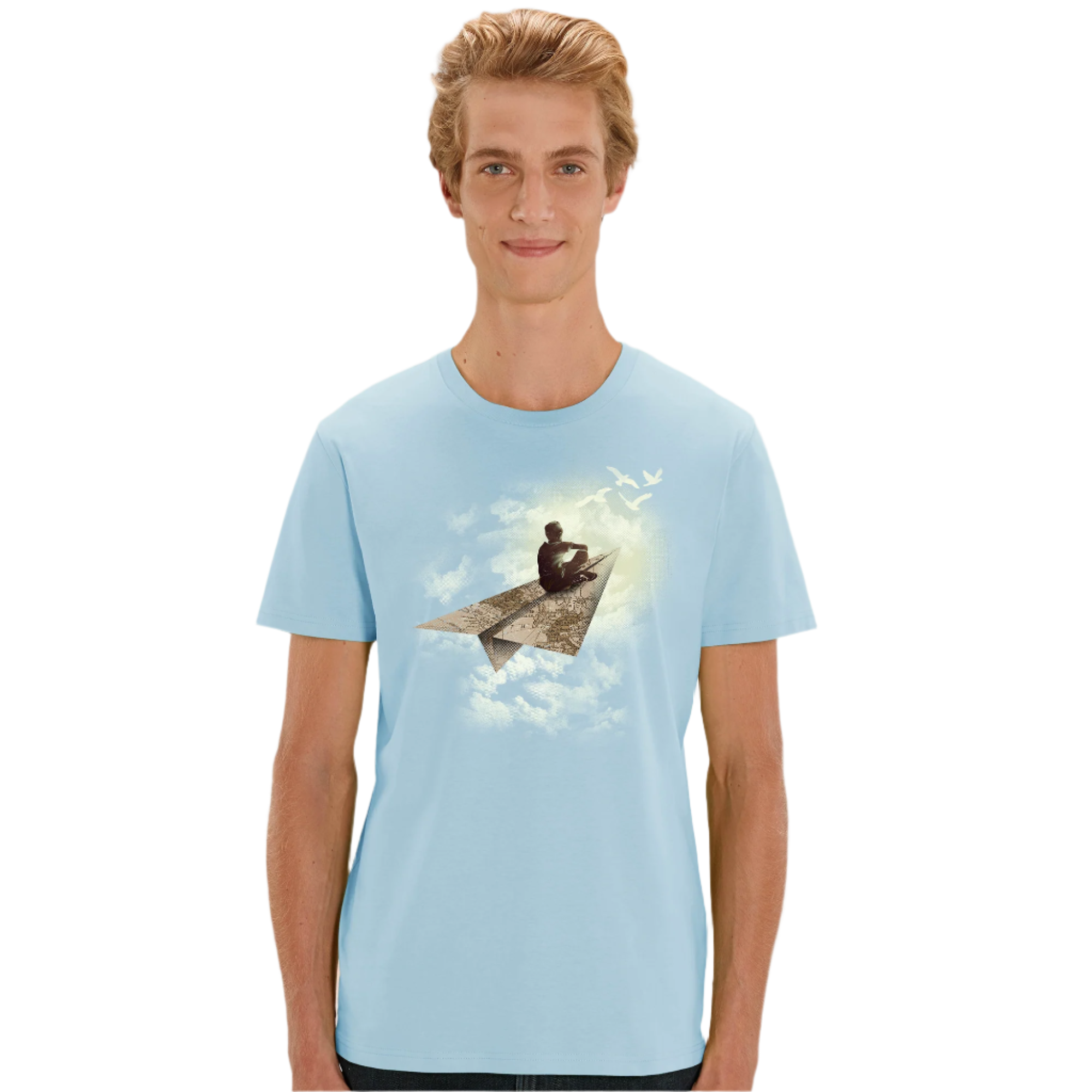 Paper Airplane T Shirt Artokingo