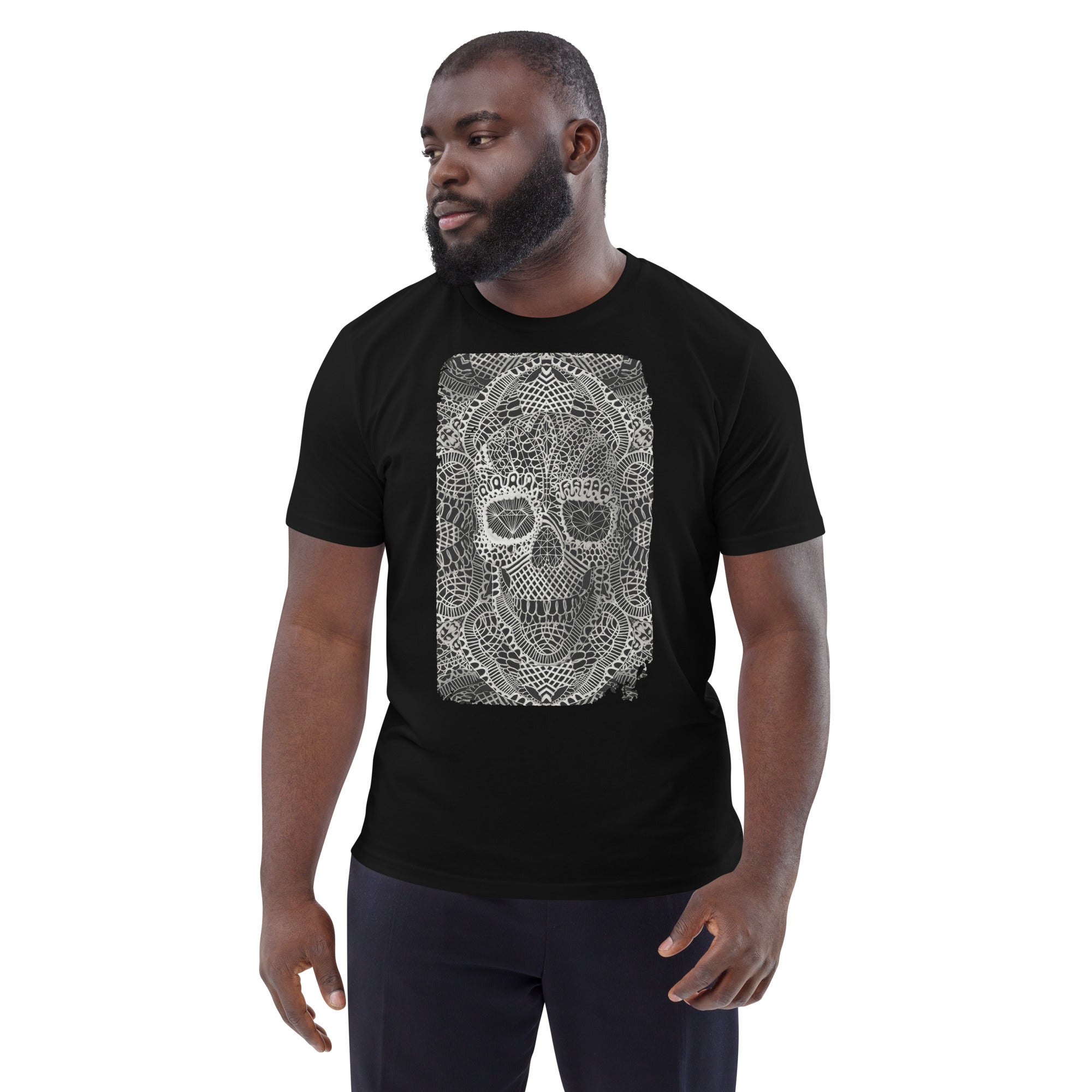 Lace Skull T Shirt Artokingo